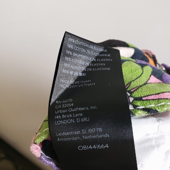 Bdg Size 24 Psychedelic Casual Cowboy Corduroy Pant Trippy Retro 70s Print - Picture 12 of 12